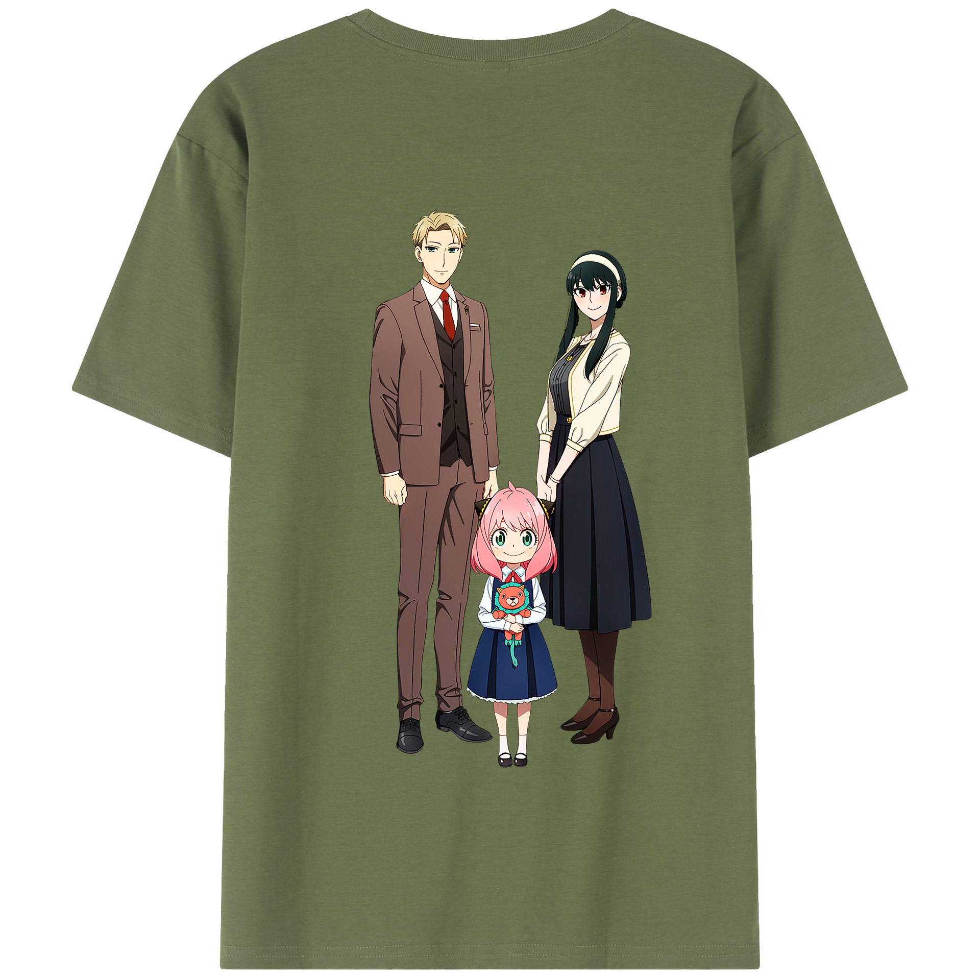 （画像用） SPY×FAMILY间谍家家酒 綿100％半袖Tシャツ（背面プリント）